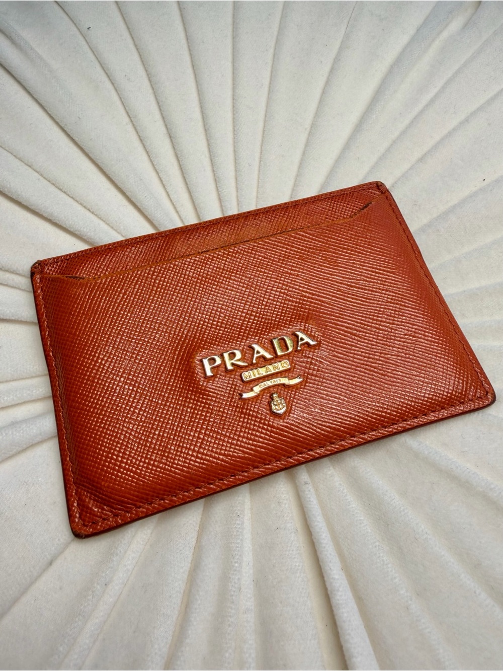 Prada Saffiano Leather Card Holder